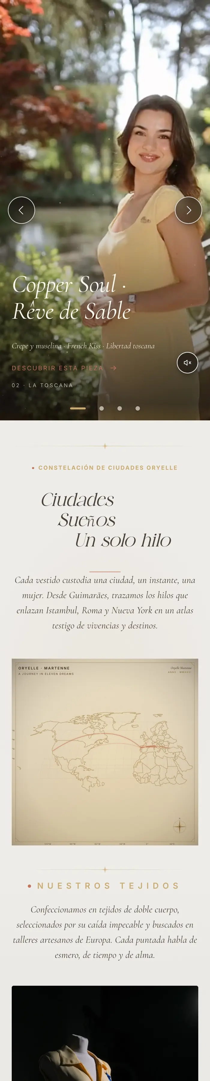 La colección de Oryelle Martenne en el móvil